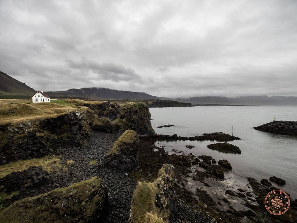 Arnastapi Coastal Trail cliffs on day 3 in iceland