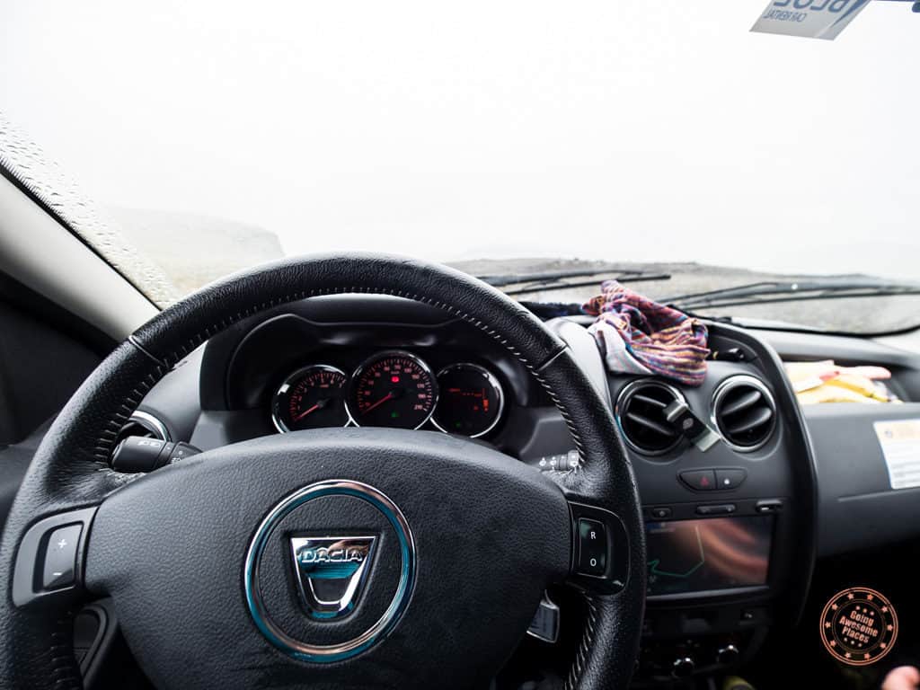 behind the wheel of our dacia suv