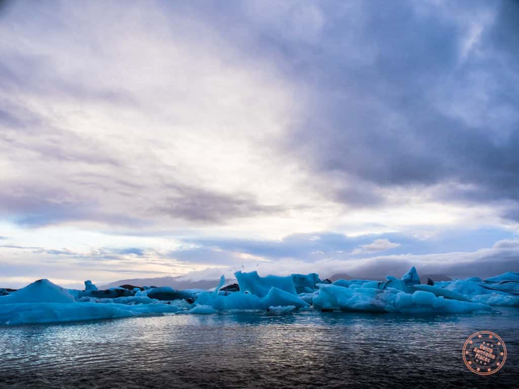 jokusarlon lagoon on day 1 of 6 day iceland itinerary
