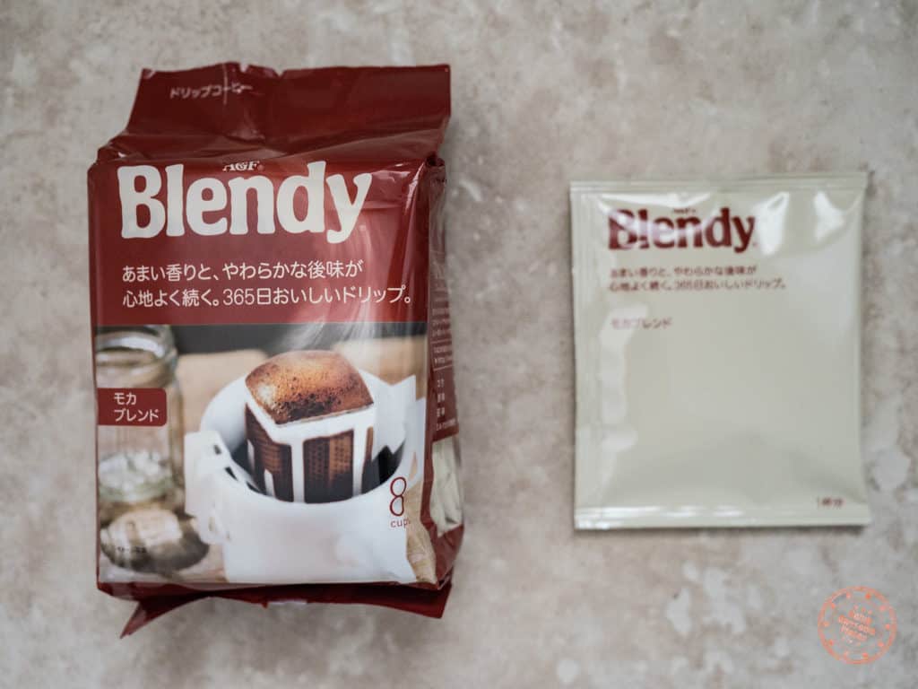 unique food souvenir from japan - blendy personal sized drip coffee