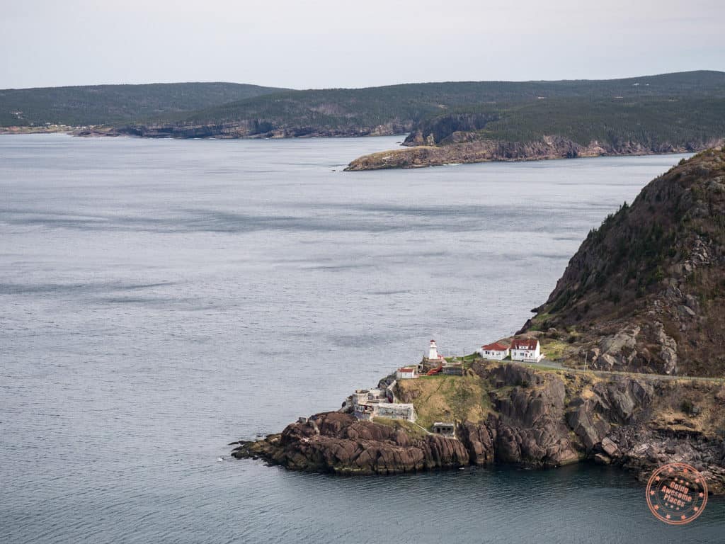 view of lighthouse rom signal hill