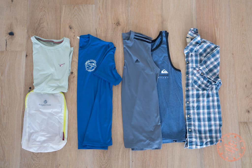 shirts to pack to french polynesia trip