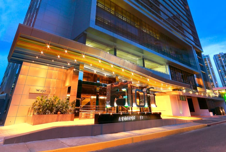 aloft panama exterior marriott hotel