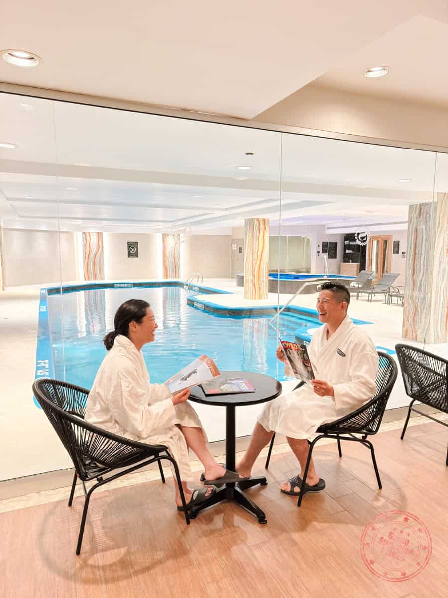 amerispa sheraton laval pool lounge
