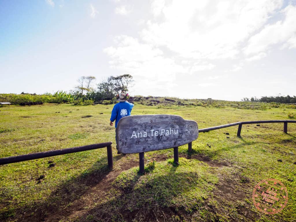 ana te pahu entrance