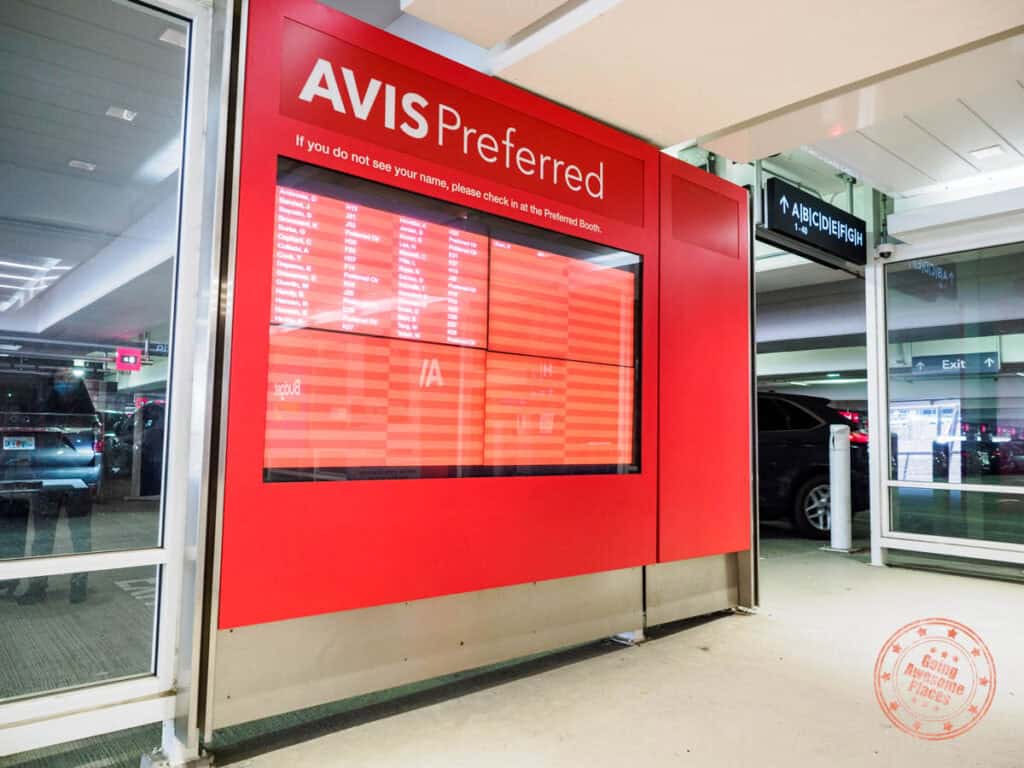 avis preferred board for discounted and express car rental