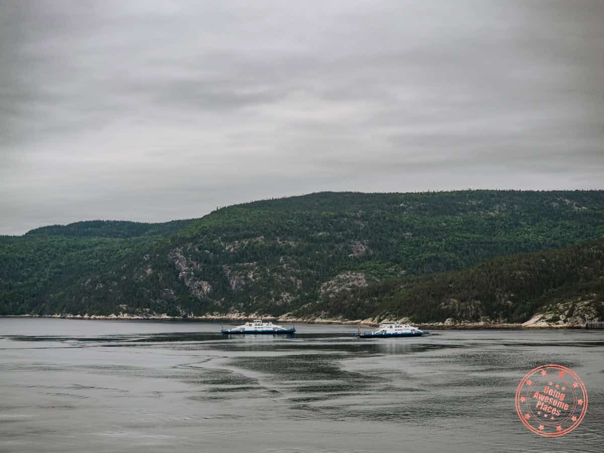 baie sainte catherine to tadoussac traversiers ferry crossing
