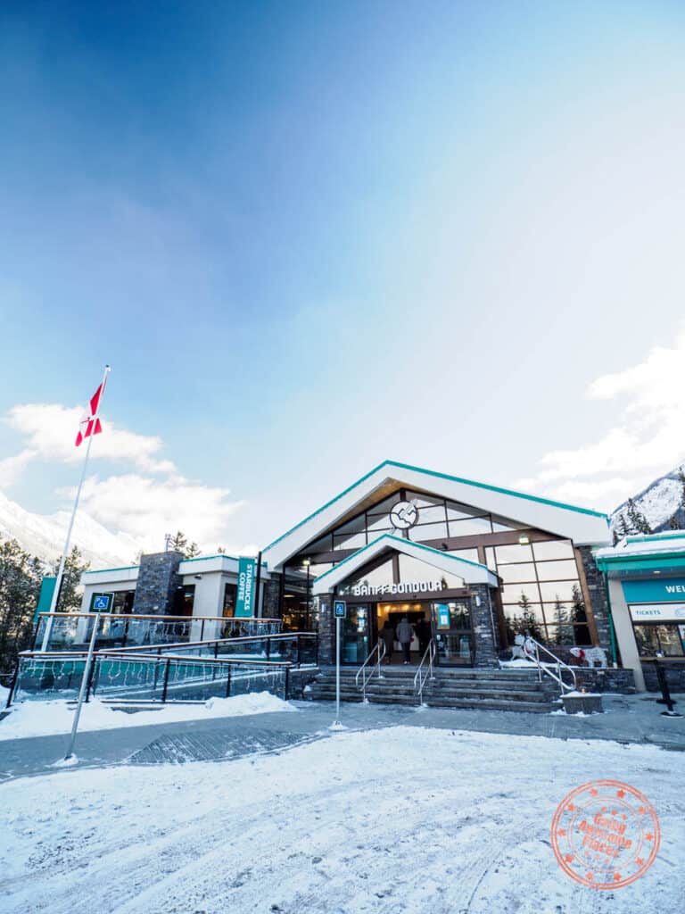 banff gondola entrance