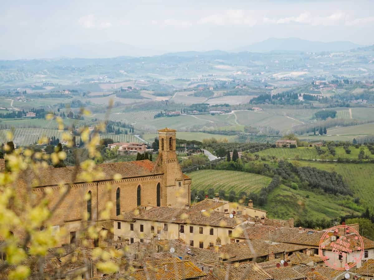 beautiful views from san gimignano
