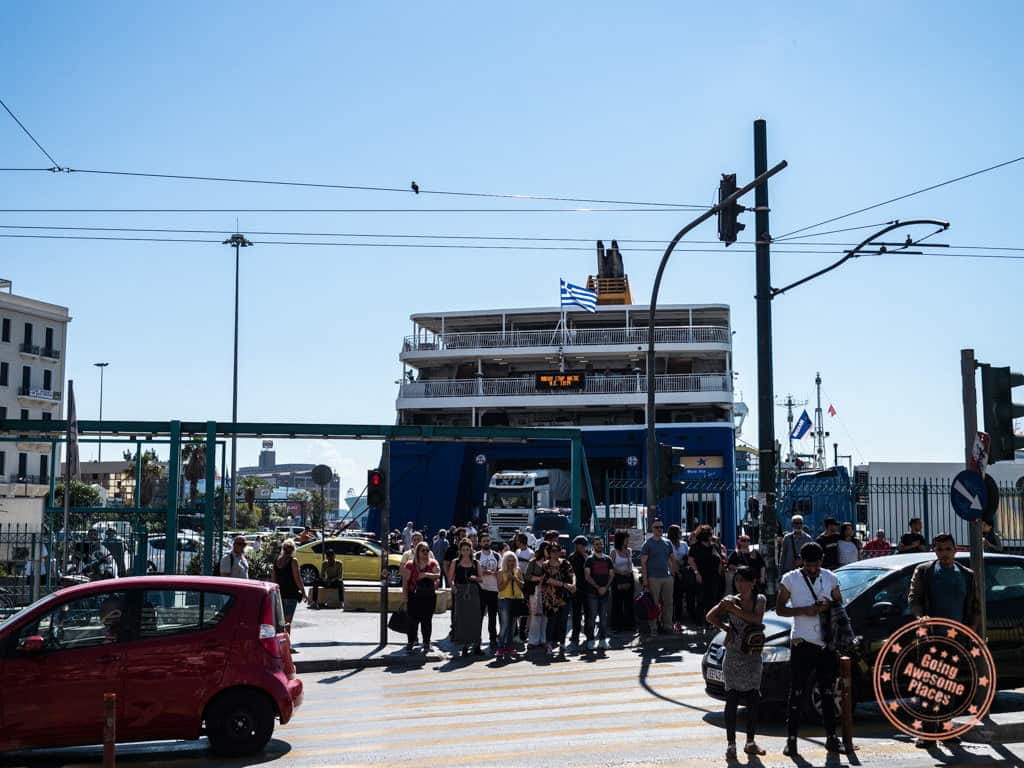blue star ferries pireaus santorini