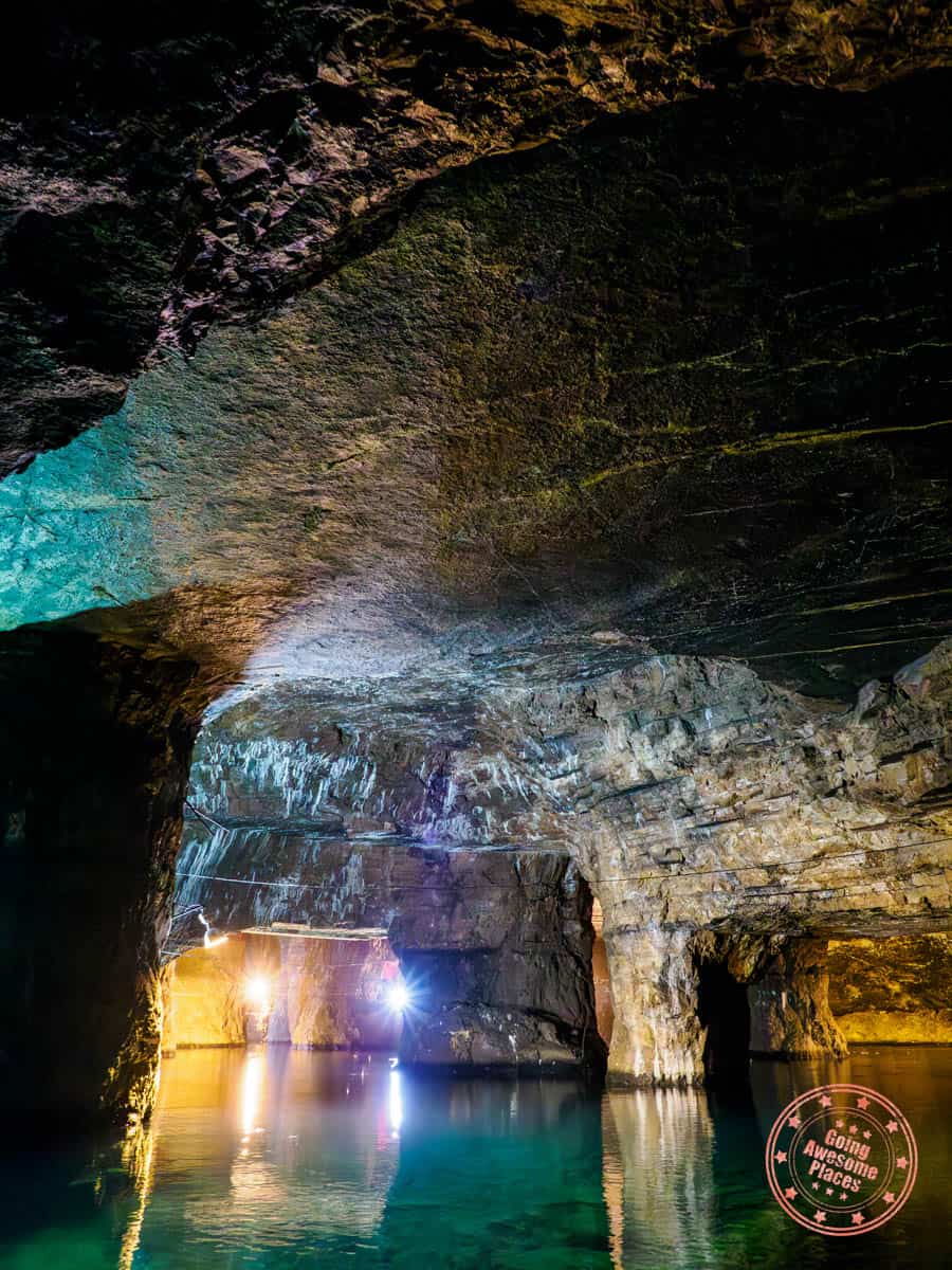 view from bonne terre mine boat tour