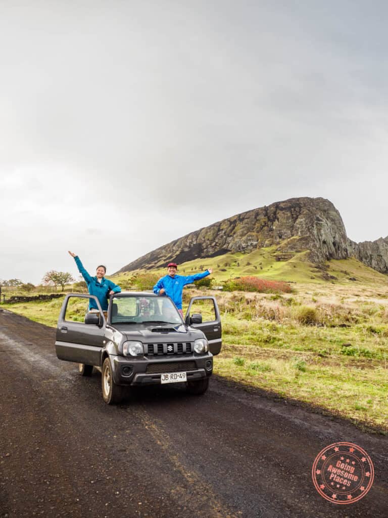 car rental at rano raraku