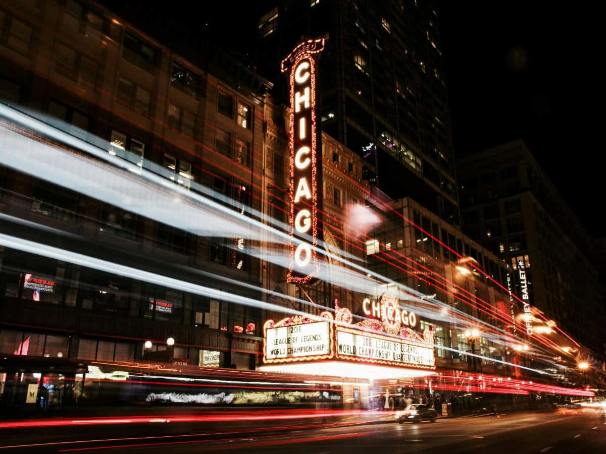 busy nightlife chicago theater