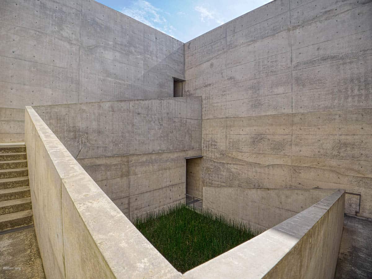 chichu art museum square courtyard