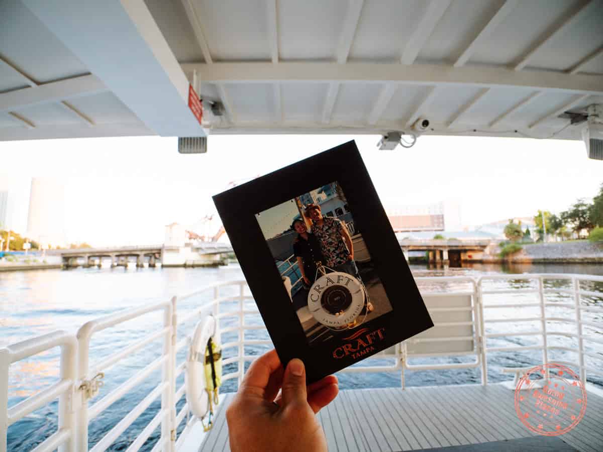 craft river cruise souvenir boarding photo
