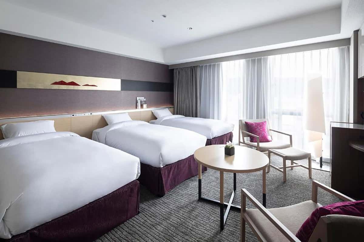 cross hotel kyoto triple room configuration