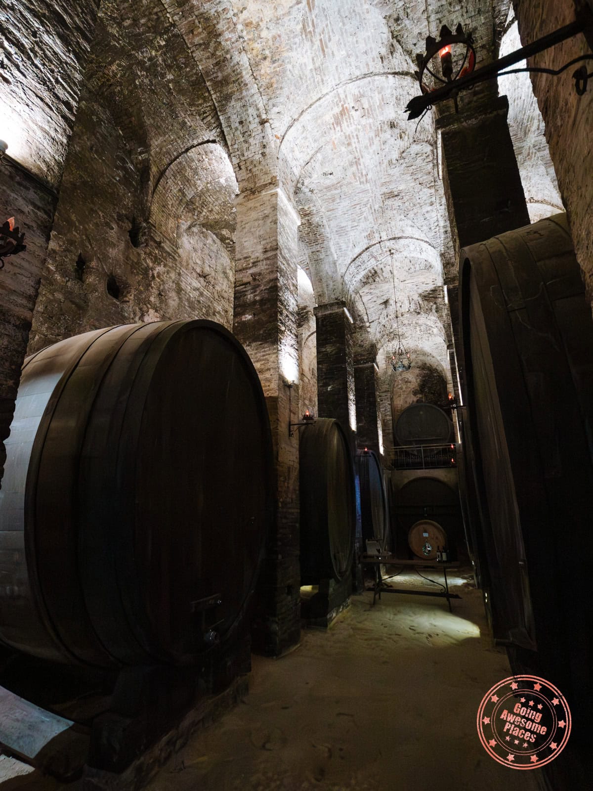 de ricci cantine storiche wine cathedral cellar