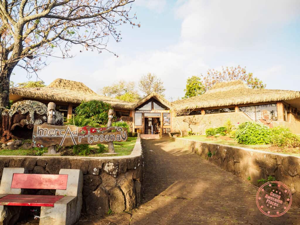 easter island mercado artesana exterior