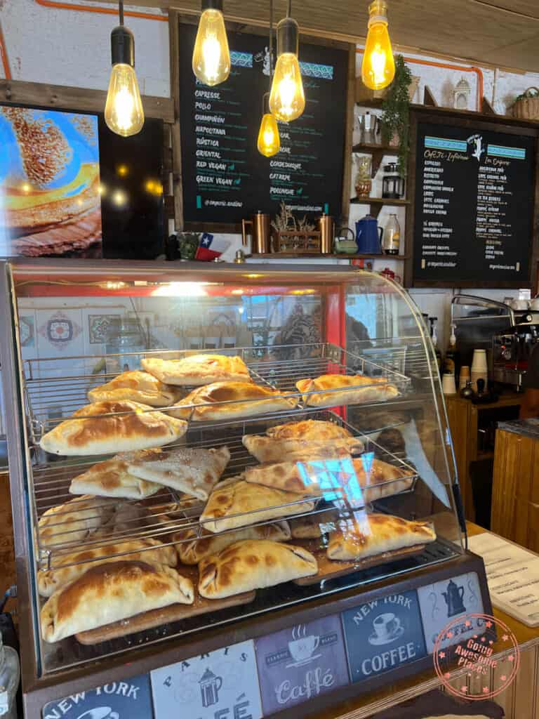 emporio andino empanadas on display atacama travel guide