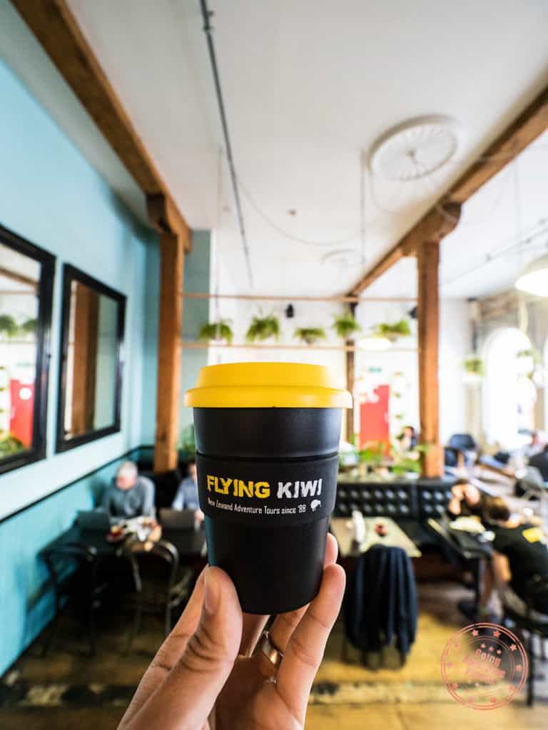 flying kiwi reuseable mug in auckland