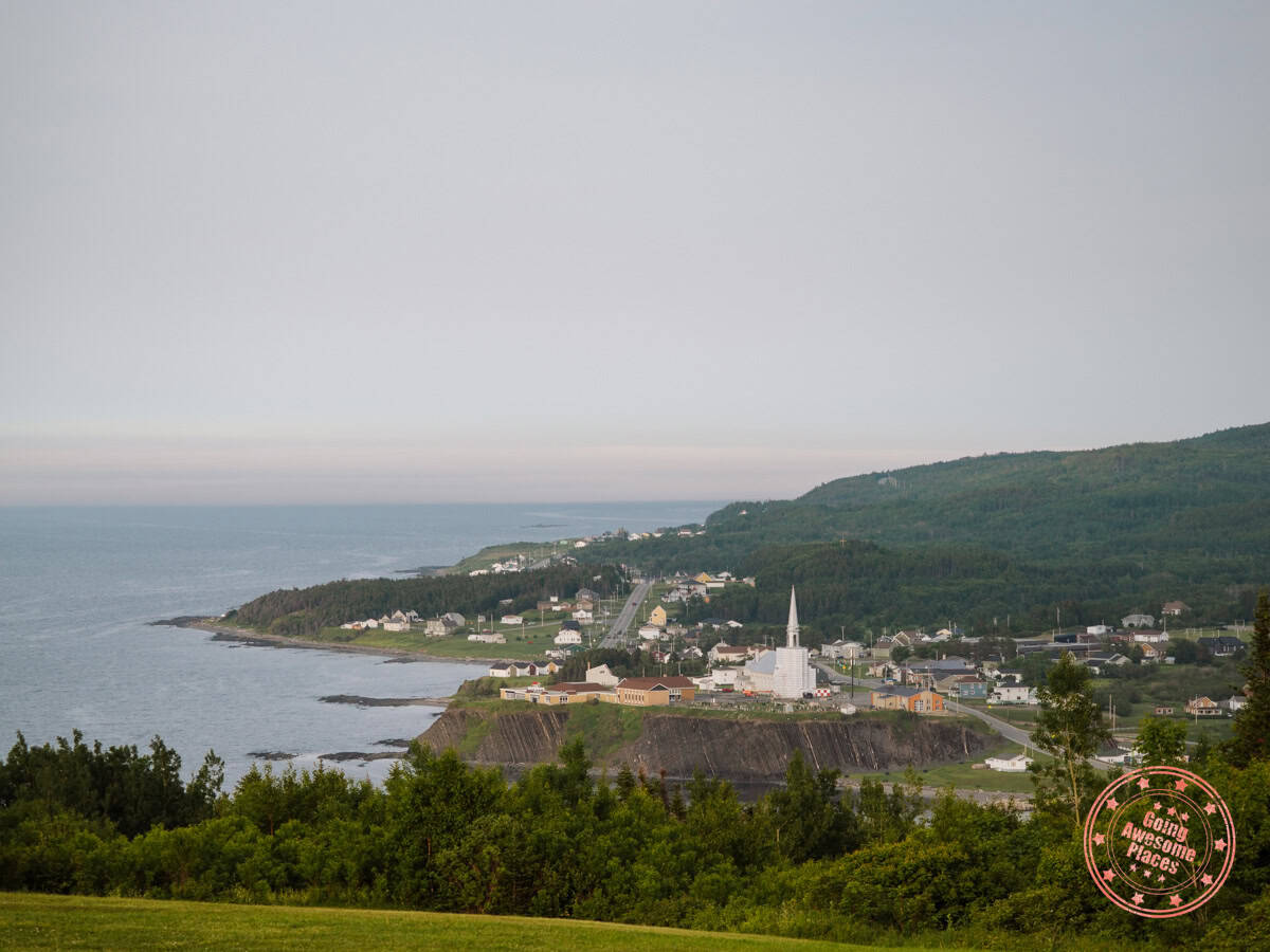 gaspesie halte routière grande-vallée viewpoint