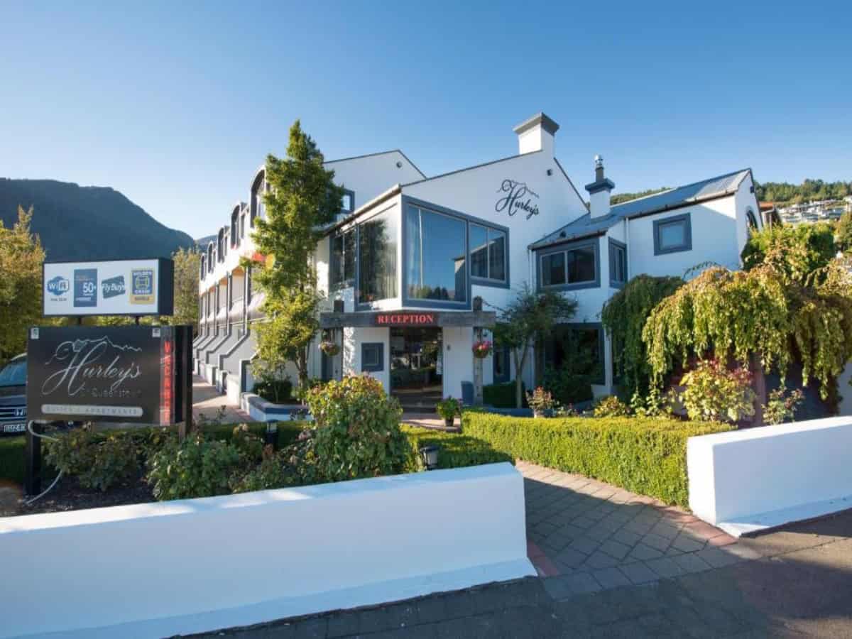 outside view of main reception/entrance to hurleys of queenstown
