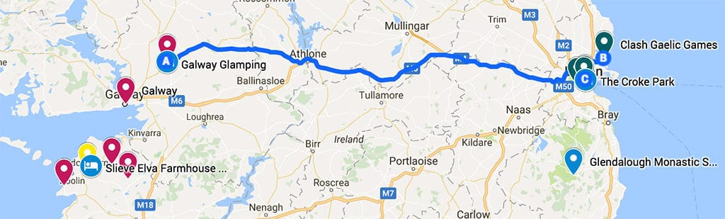 southern ireland itinerary road trip map day 7
