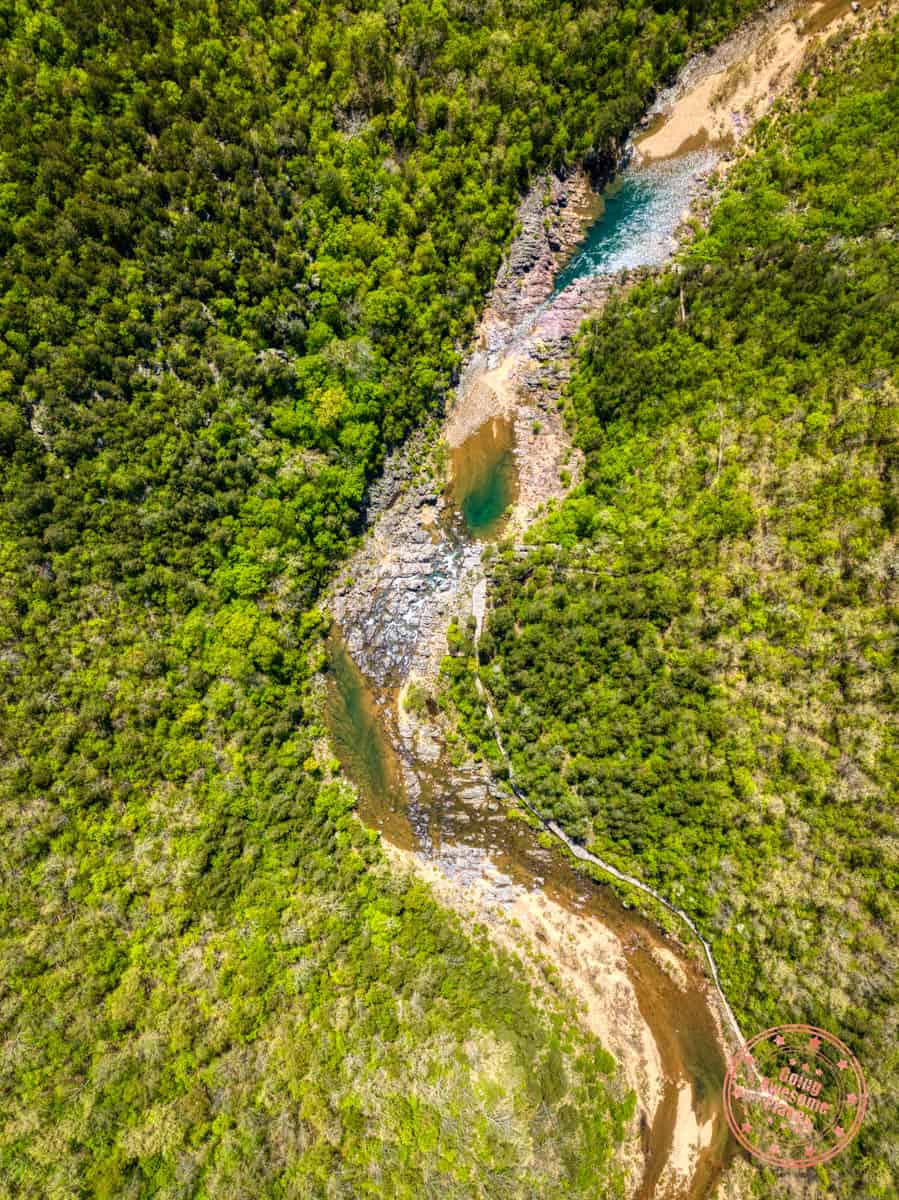 johnson's shut-ins state park aerial photograph