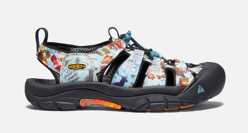 new keen newport h2  review aco collage colorway