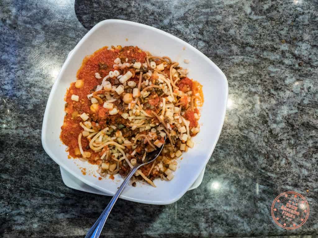 koshary about tarek street food restaurant in cairo