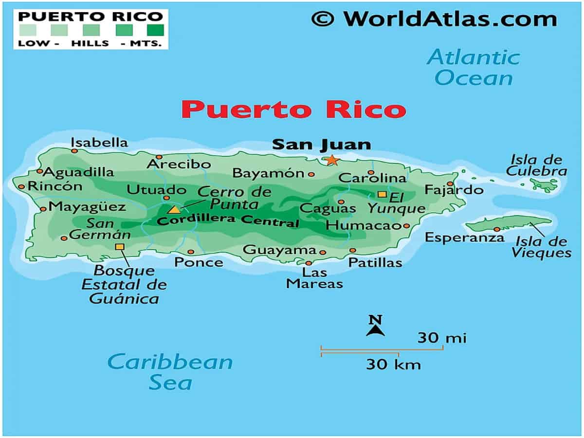 map of puerto rico