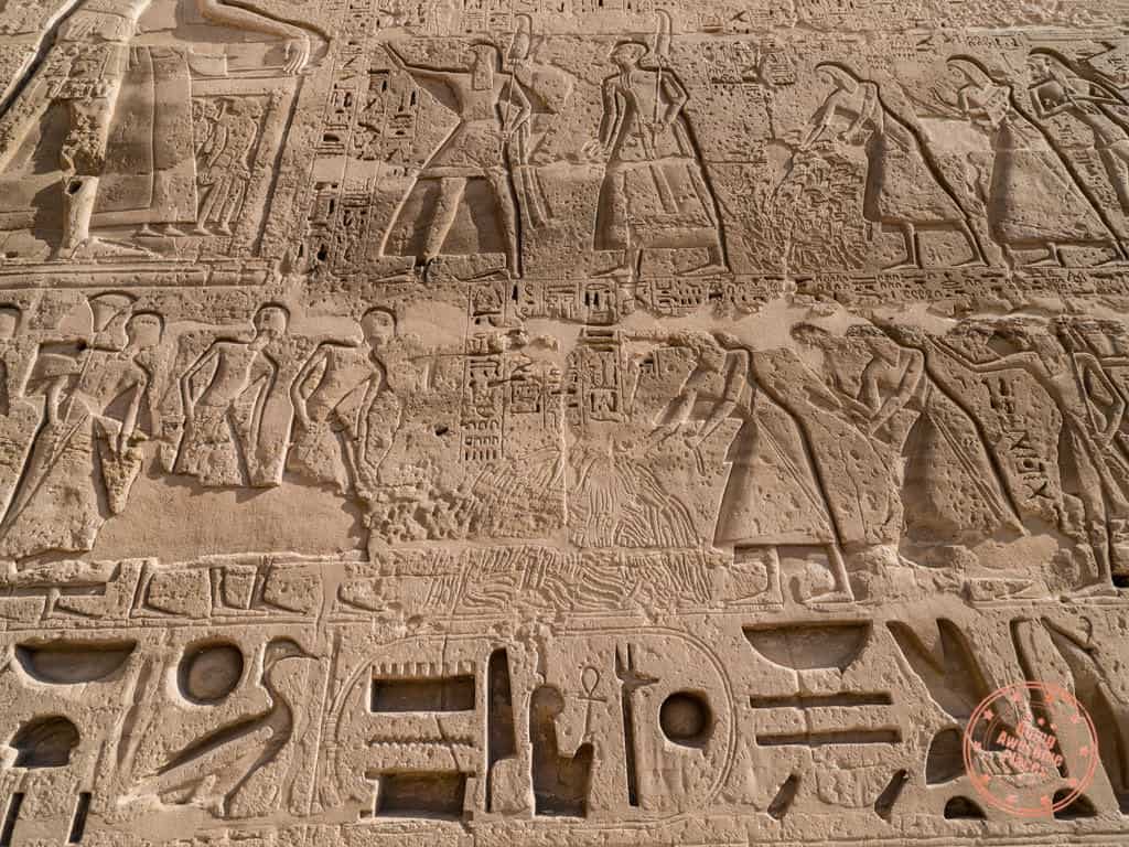medinet habu temple counting kills male phallus relief
