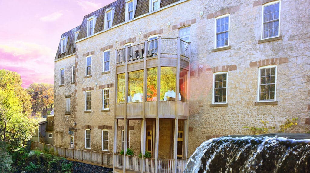 millcroft inn and spa exterior in northern ontario resorts