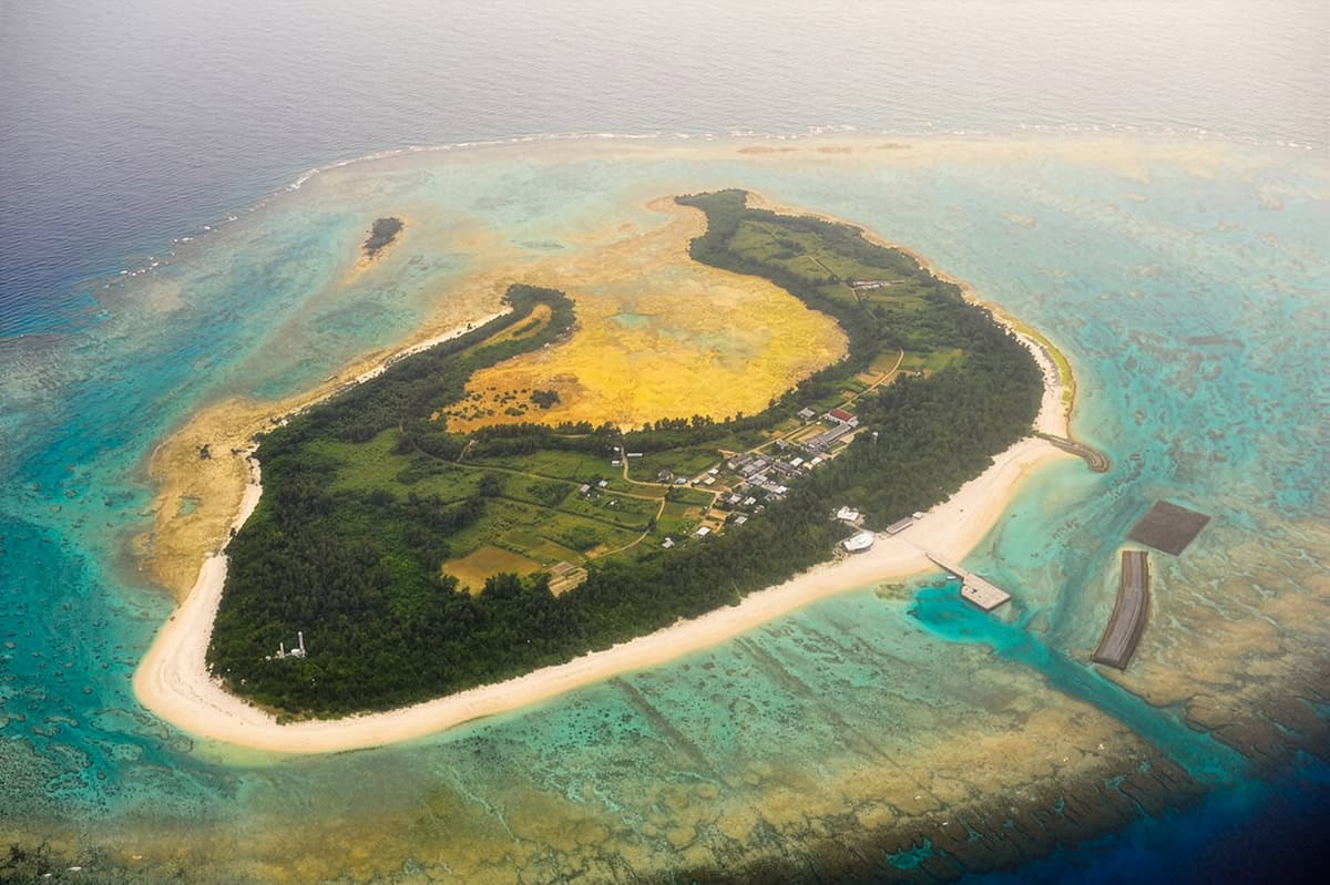 minna island okinawa japan aerial