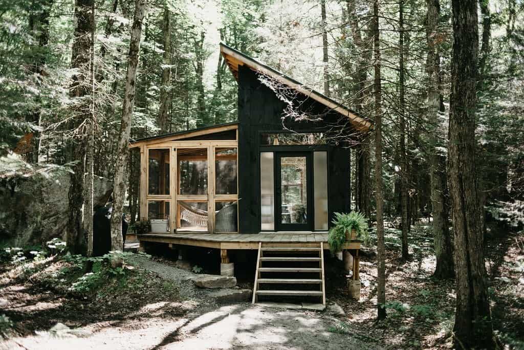 airbnb muskoka eco cabin exterior cottage