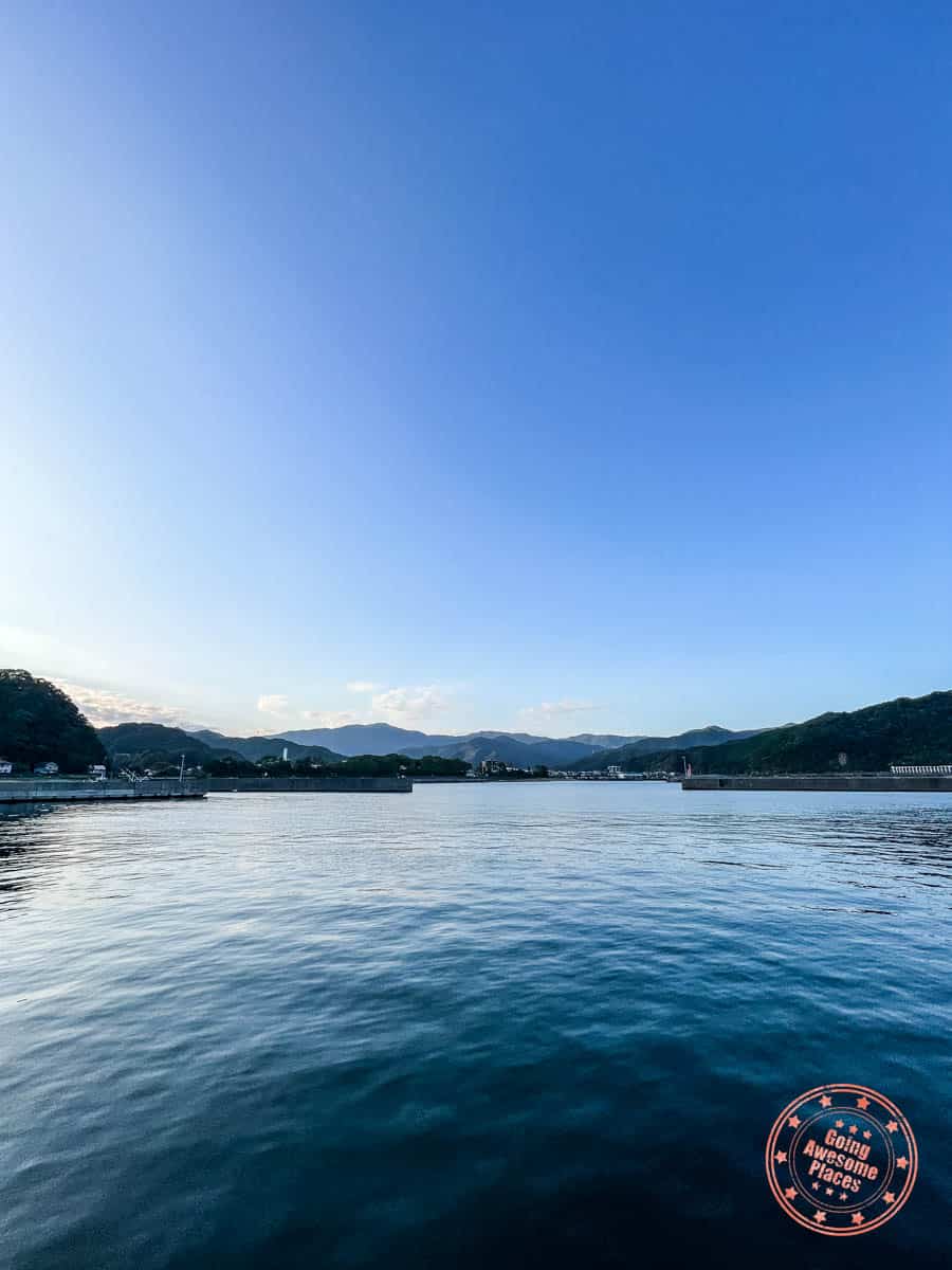 nakatosa roadside station view of the shikoku coast