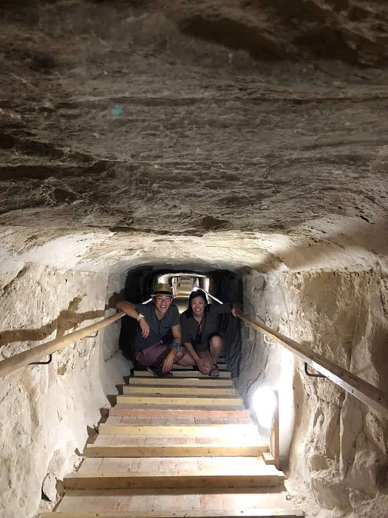 narrow passageway bent pyramid