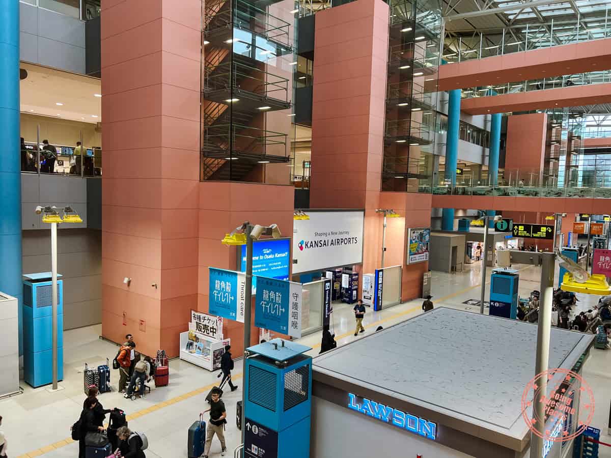 osaka kansai airport inside main terminal