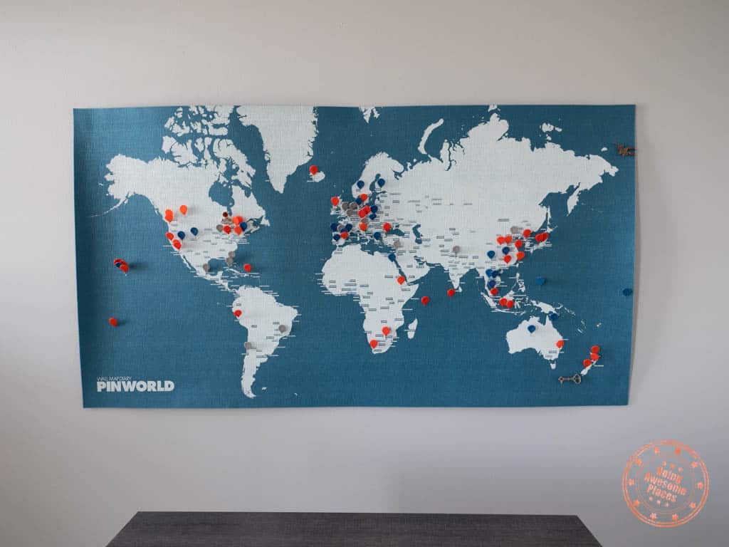 palomar pinworld wall world map with pins