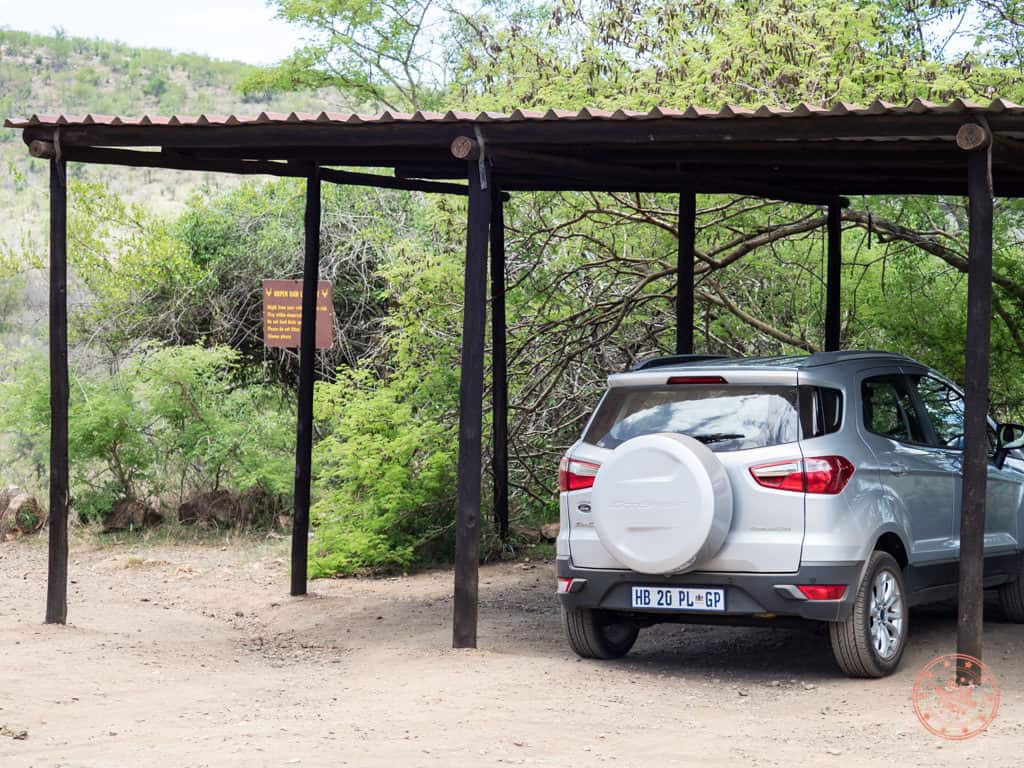 parking at orpen dam