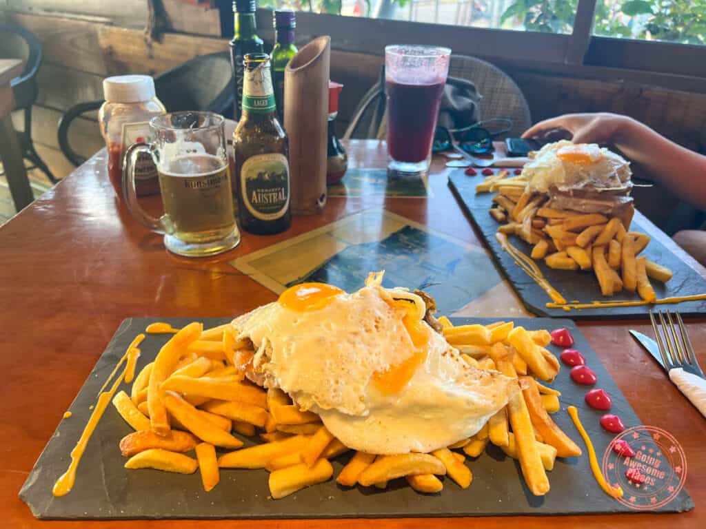 pescado a lo pobre at ohehe cafe shack on easter island