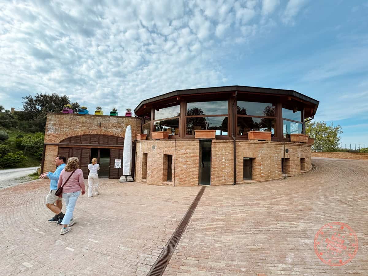 podere le ripi wine making facilities