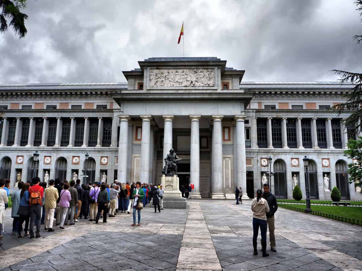 external view of prado museum entrance