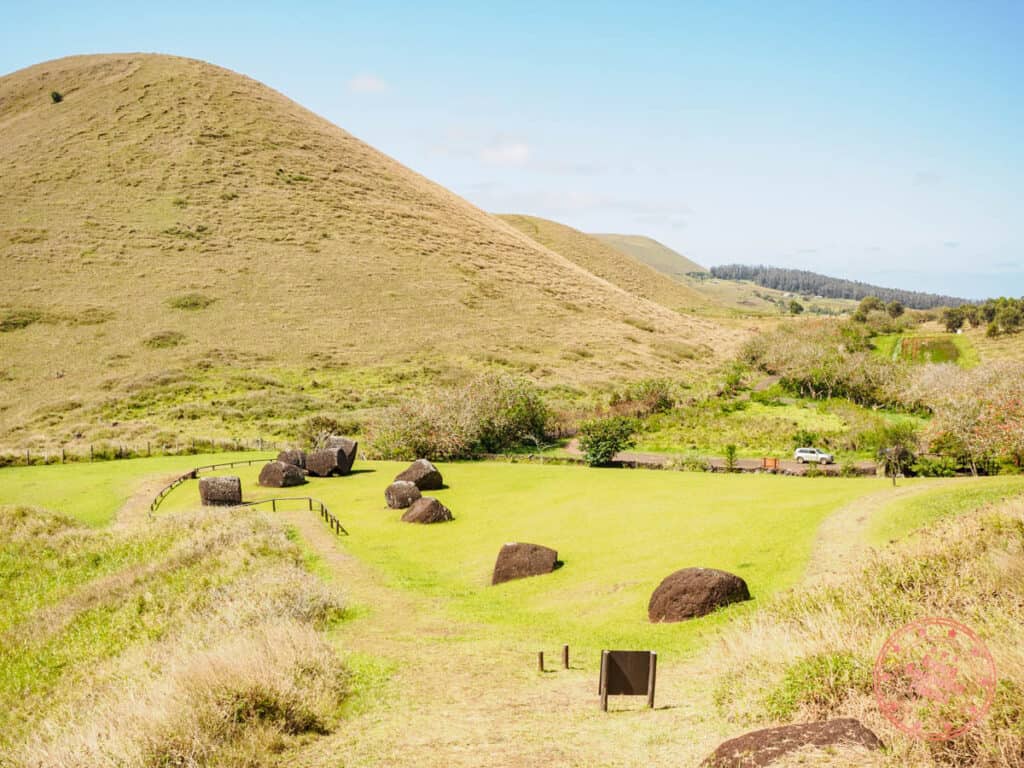 puna pau red scoria quarry in 9 day easter island itinerary