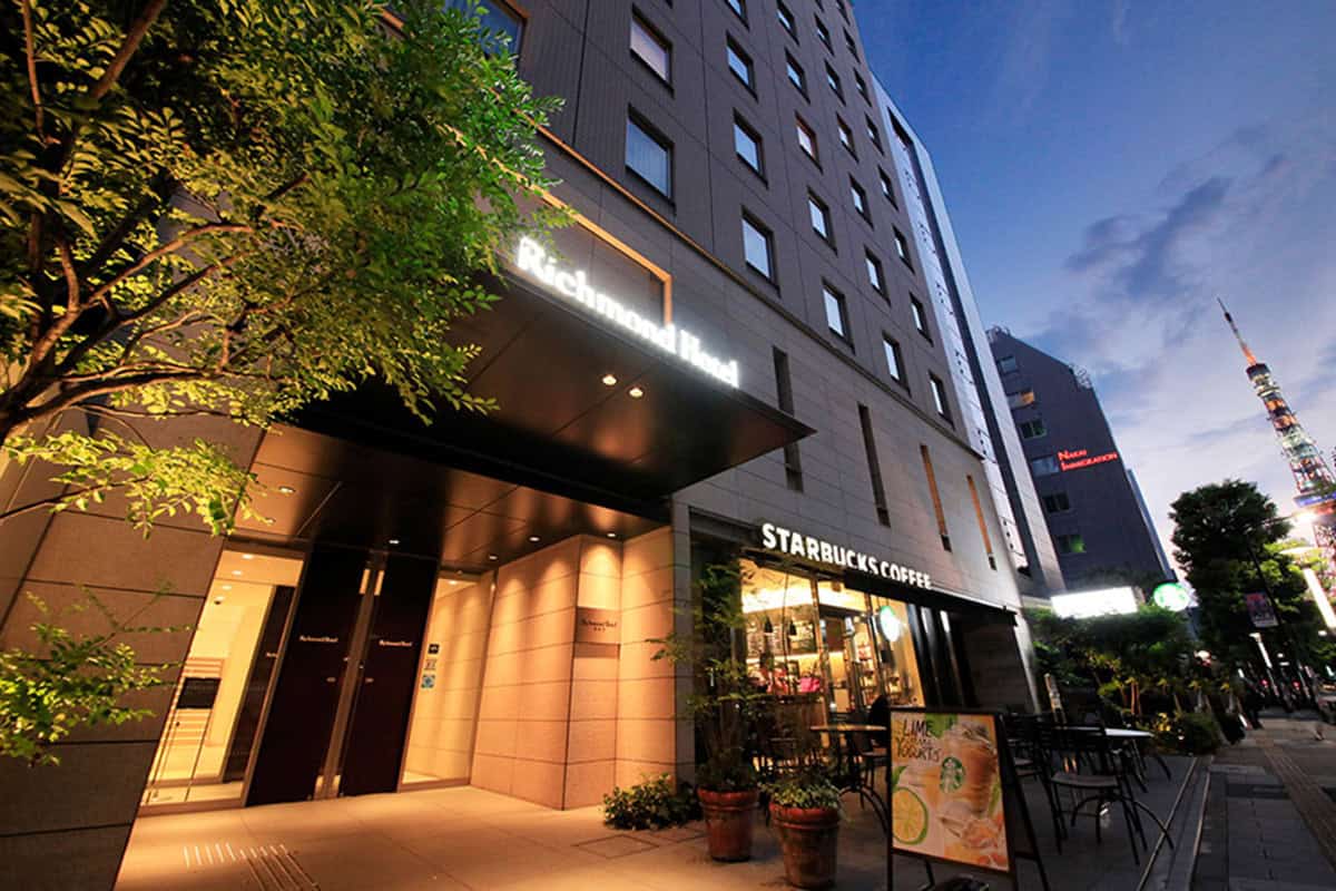 richmond hotel tokyo shiba exterior