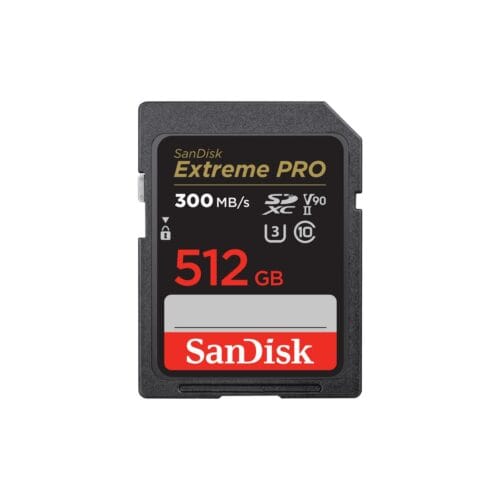 sandisk extreme pro sdxc 512gb memory card