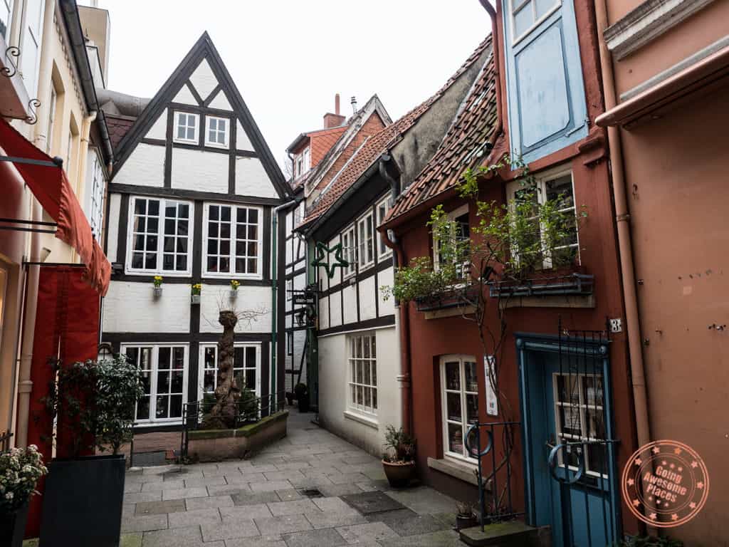 things to see in bremen schnoor quarter