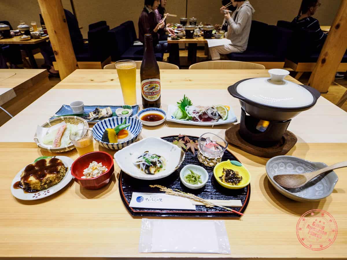 seirannosato dinner set meal