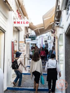 shopping in fira santorini