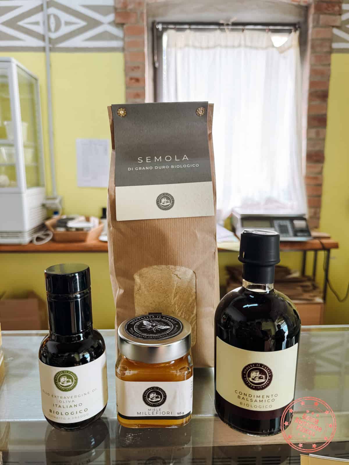 souvenirs purchased at podere il casale